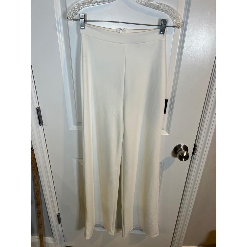 Lulus Women Wide Leg Pants High Waisted White S NWT